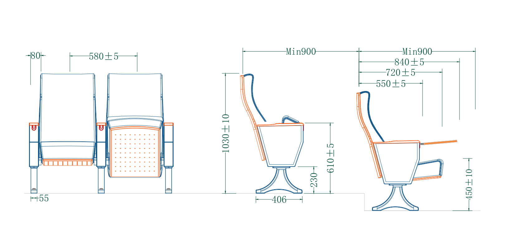 Подобрете го амбиентот на вашето место со квалитетни решенија за седење во аудиториум од реномирани производители1